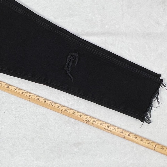 AMO "Kate"distressed black jeans - Picture 9 of 11